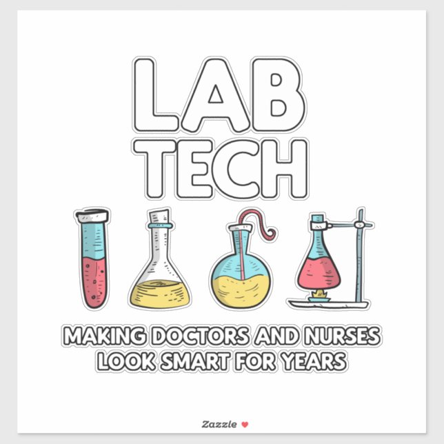 Sticker Laboratoire technique (Feuille)