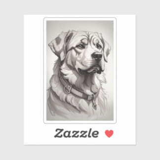 Sticker Labrador Dog