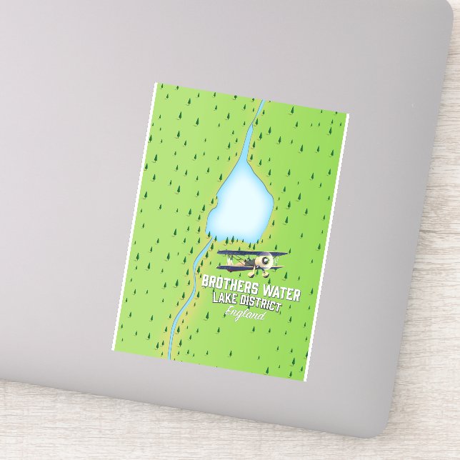 Sticker Lac Brothers Water District d'Angleterre (Détail)