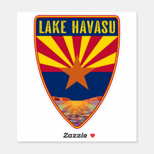 Sticker Lac Havasu Arizona Shield
