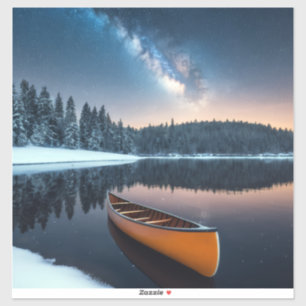 Sticker Lac Nature Extérieur Paysage Calme Tranquille Rela