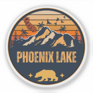 Sticker Lac Phoenix, Californie