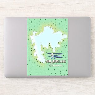 Sticker Lac Sun Moon Taïwan