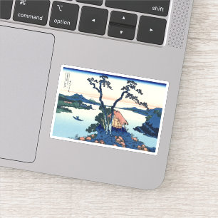 Sticker Lac Suwa dans la province de Shinano