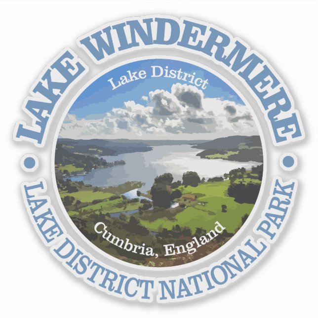 Sticker Lac Windermere (rd) (Devant)