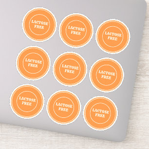 Sticker Lactose Sans Allergie Sûr Culinaire