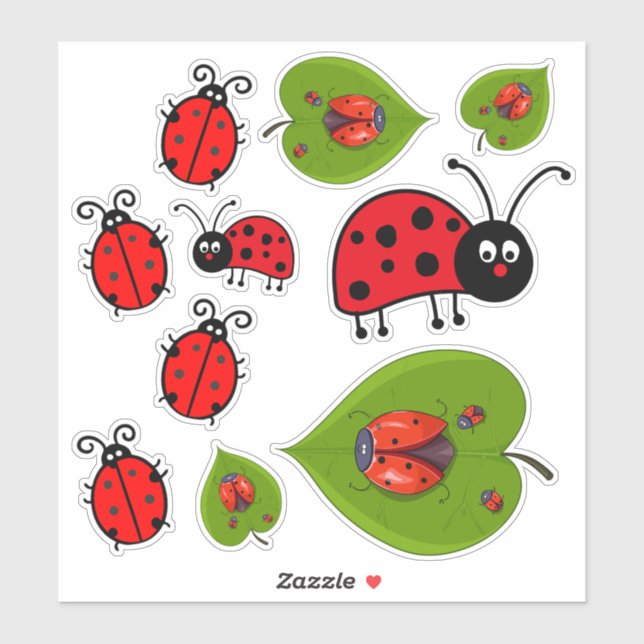 Sticker Ladybug (Feuille)