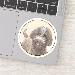 Sticker Lagotto Romagnolo Peinture - Cute Original Chien A