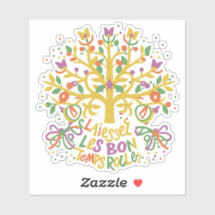 Sticker Laisser Les Bon Temps Rouler Mardi Gras 2024