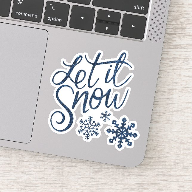 Sticker Laisser Neige Icy Blue Contour (Détail)