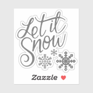Sticker laissez-le coller à neige