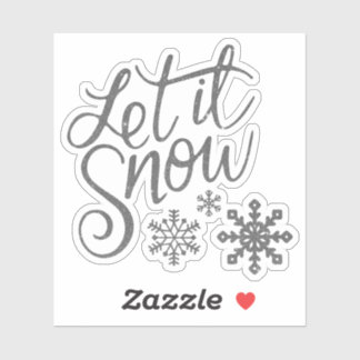 Sticker laissez-le coller à neige