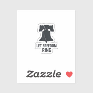 Sticker Laissons la ceinture de liberté Bell Silhouette mo