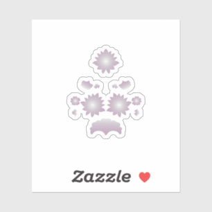 Sticker Lait blanc classique Rose décoratif