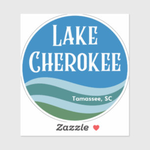 Sticker Lake Cherokee Waves