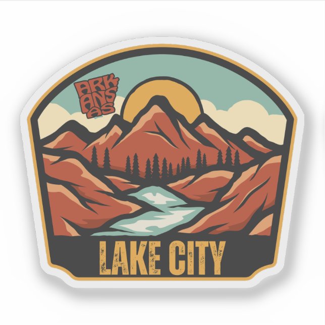 Sticker Lake City, Arkansas (Devant)