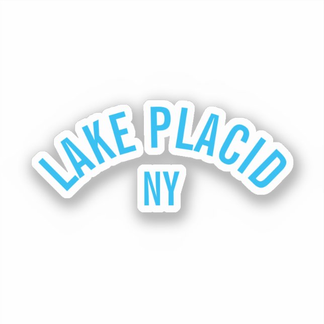 Sticker Lake Placid, NY (Recto)