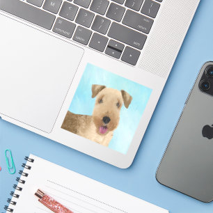 Sticker Lakeland Terrier Peinture - Cute Original Chien Ar