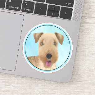 Sticker Lakeland Terrier Peinture - Cute Original Chien Ar