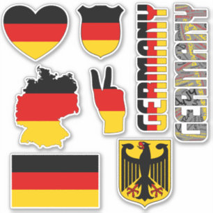 Sticker L'Allemagne Extraordinaire forme les symboles nati