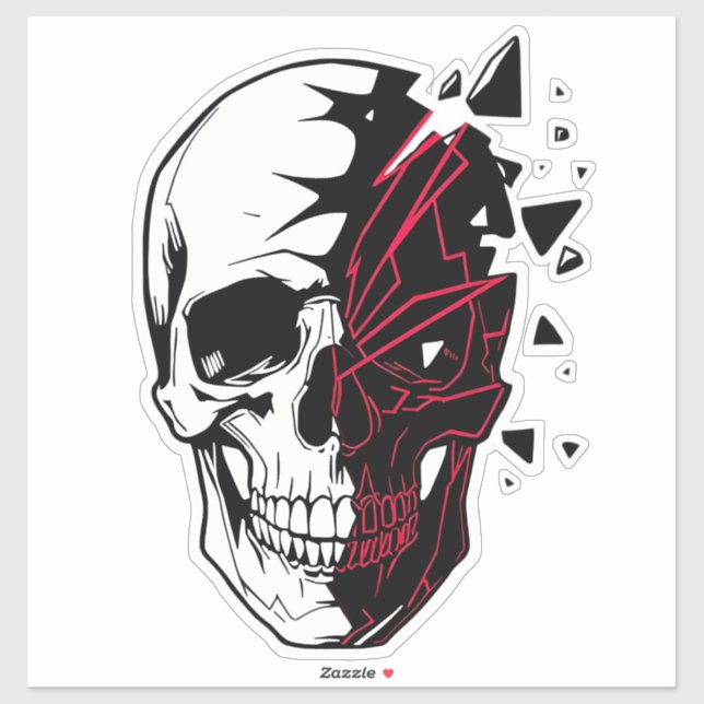 Sticker L'Âme Fêlée (Feuille)