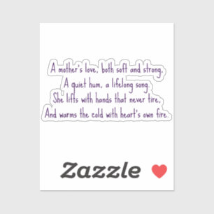 Sticker L'amour d'une mère
