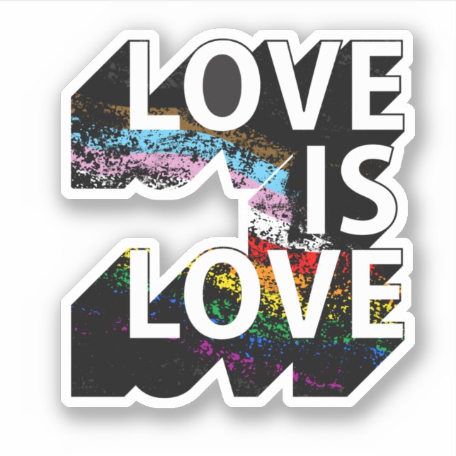 Sticker L'amour est l'amour (Devant)
