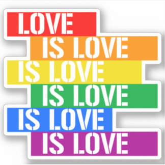 Sticker L'amour est l'amour