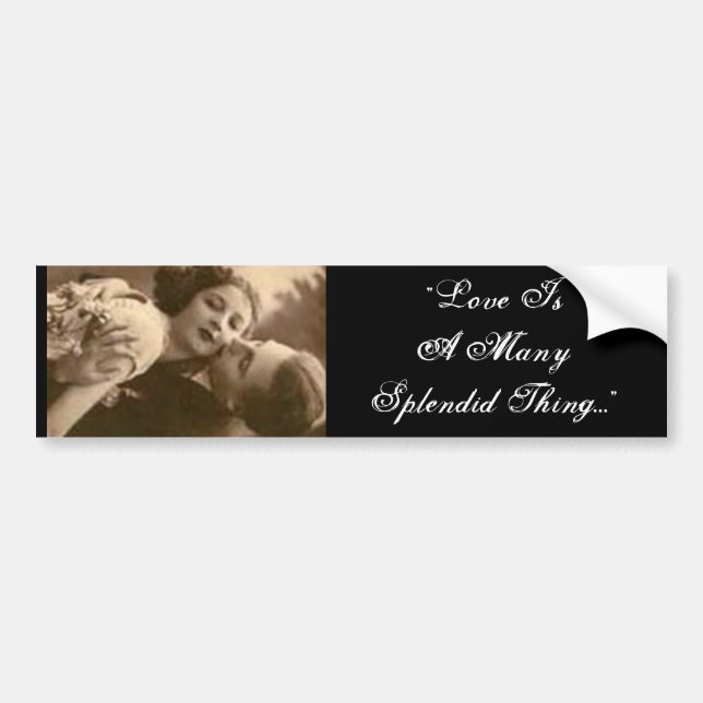 Sticker "L'Amour Est Une Chose Splendide" (Devant)