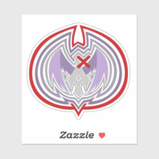 Sticker Lance de l'ange déchu Graphique Ondulations