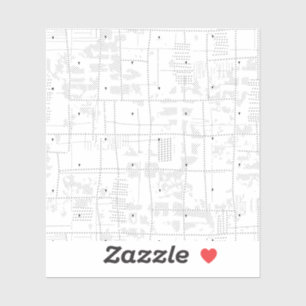 Sticker Langue Design Trente-quatre