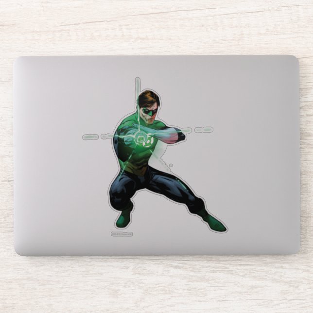 Sticker Lanterne verte et anneau lumineux (Ordinateur)