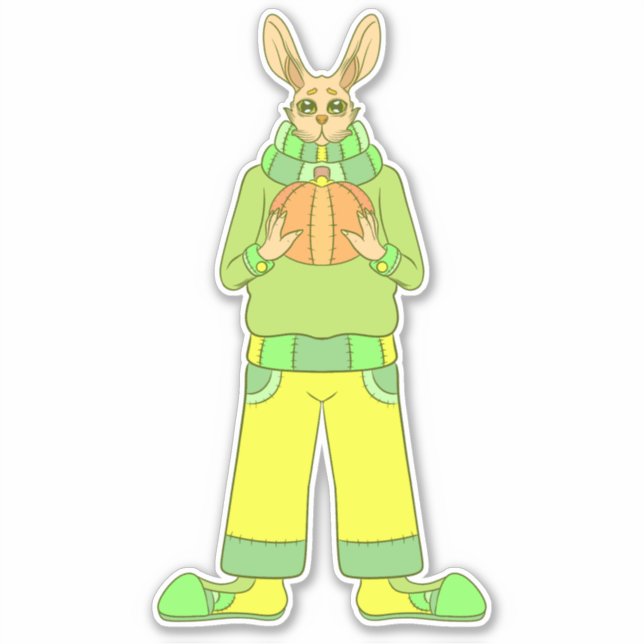 Sticker Lapin Coquet (Devant)