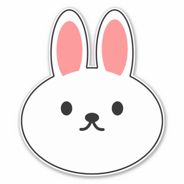 Sticker Lapin de Pâques  (Devant)