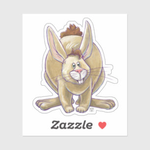 Sticker Lapin Fluffy Parade Animale
