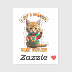 Sticker Lapin Hippie Boho Paisible Sentiment Facile