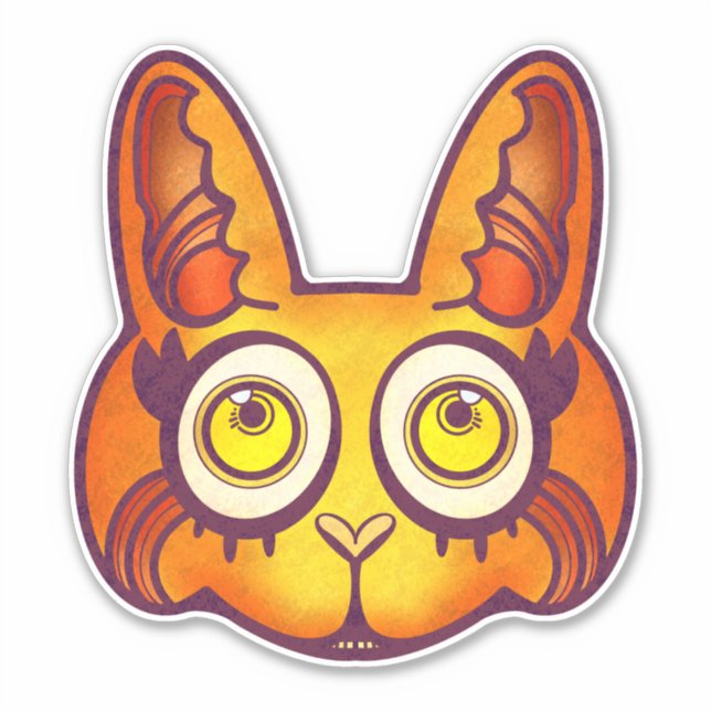 Sticker Lapin Métal (Devant)