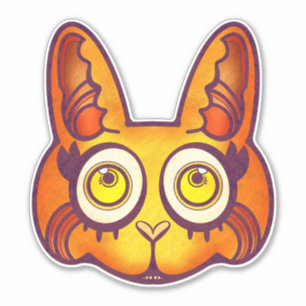 Sticker Lapin métallique