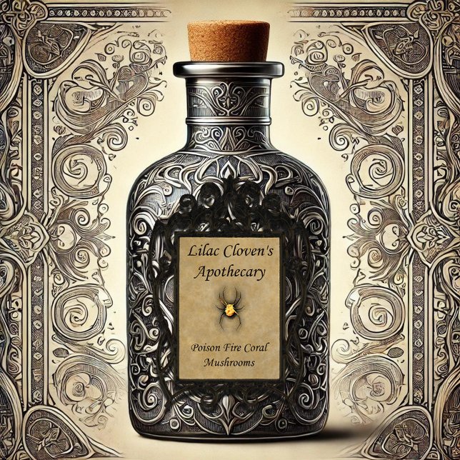 Sticker L'appothécaire de Lilac Cloven : Le corail du feu  (Créateur téléchargé)