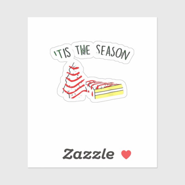 Sticker L'arbre de Noël de la saison  (Feuille)