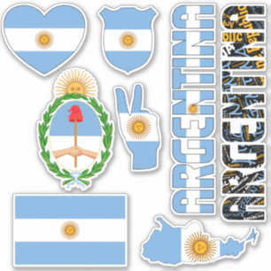 Sticker L'Argentine Extraordinaire forme les symboles nati