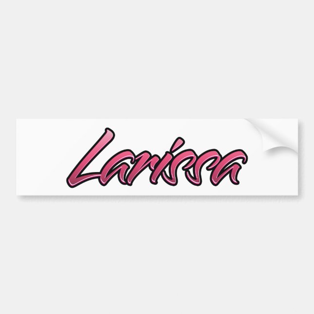 Sticker Larissa rose pâle Aufkleber (Devant)