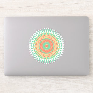 Sticker L'art mandala coloré