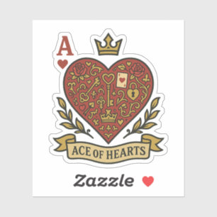 Sticker L'as des coeurs