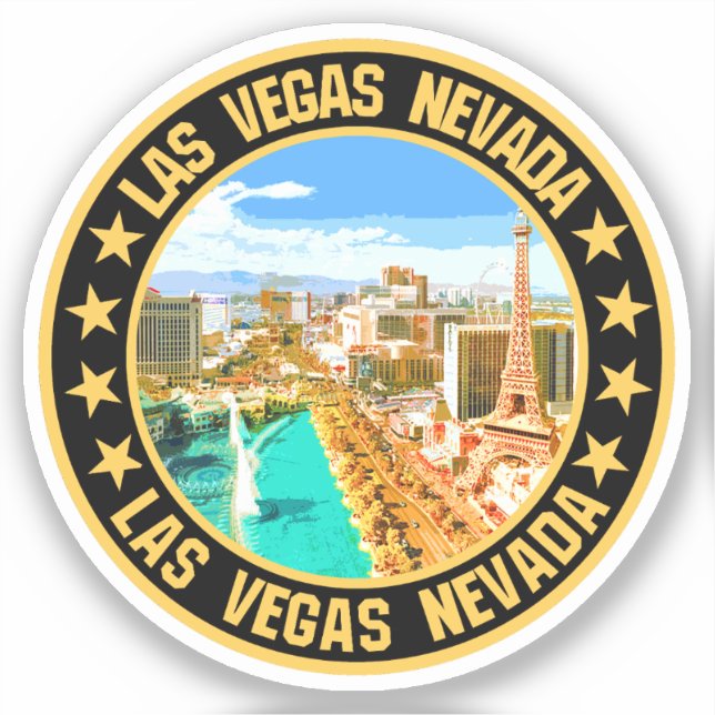 Sticker Las vegas (Recto)