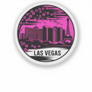 Sticker Las Vegas City Nevada USA