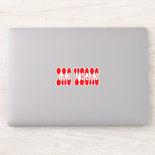 Sticker Las Vegas coloré