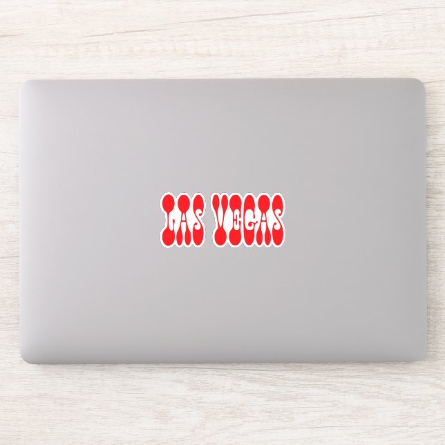 Sticker Las Vegas coloré (Ordinateur)