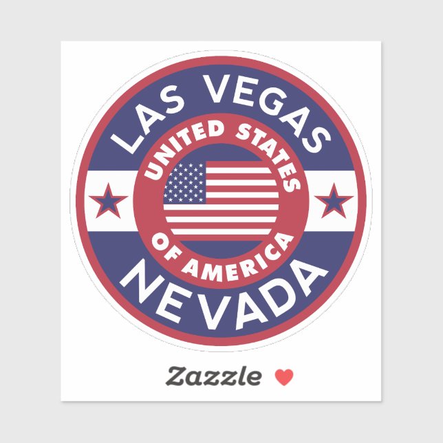 Sticker LAS VEGAS, Nevada (Feuille)