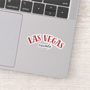 Sticker Las Vegas Nevada Rouge cool